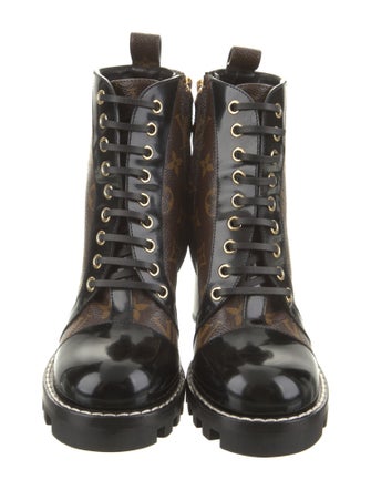 Louis Vuitton Printed Combat Boots