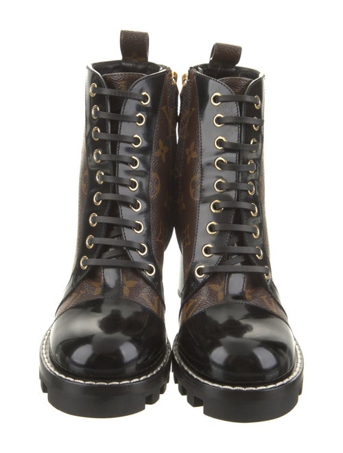 Louis Vuitton Printed Combat Boots
