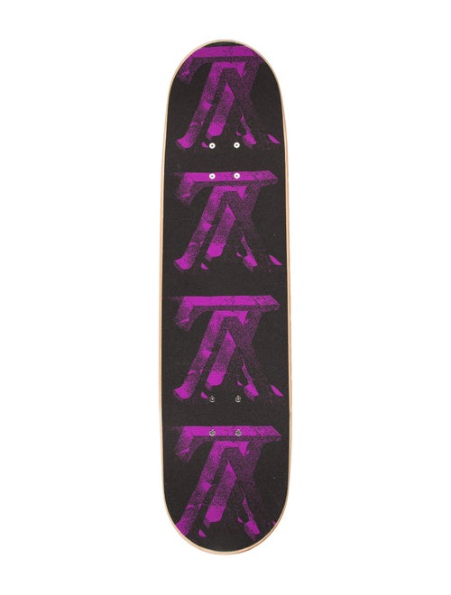 Louis Vuitton Floral Monogram Skateboard Deck