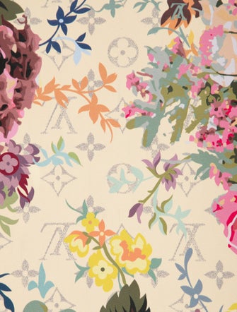Louis Vuitton Floral Monogram Skateboard Deck