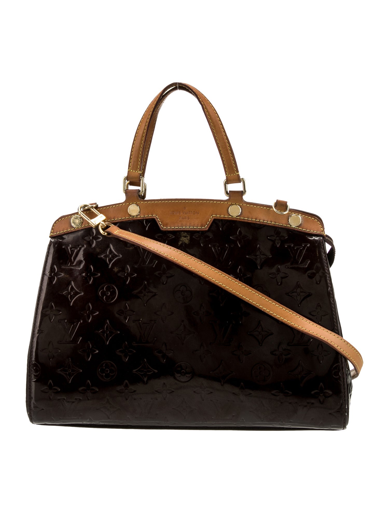 Louis Vuitton Vernis Patent Leather Brea GM