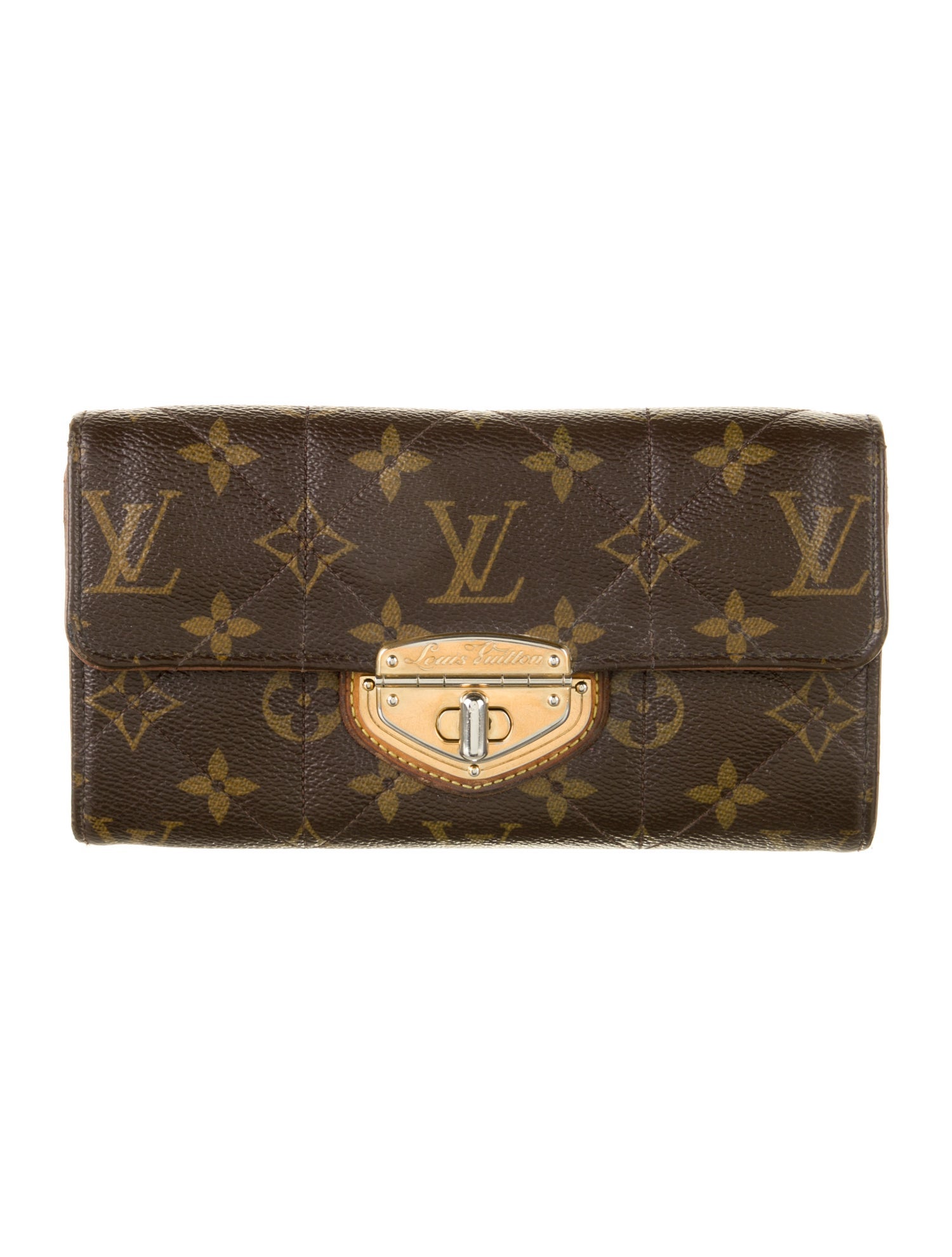 Louis Vuitton LV Monogram Coated Canvas Etoile Sarah Wallet