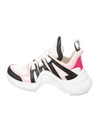 Louis Vuitton Mesh Printed Chunky Sneakers