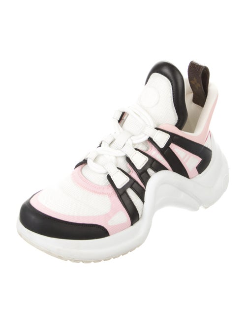 Louis Vuitton Mesh Printed Chunky Sneakers