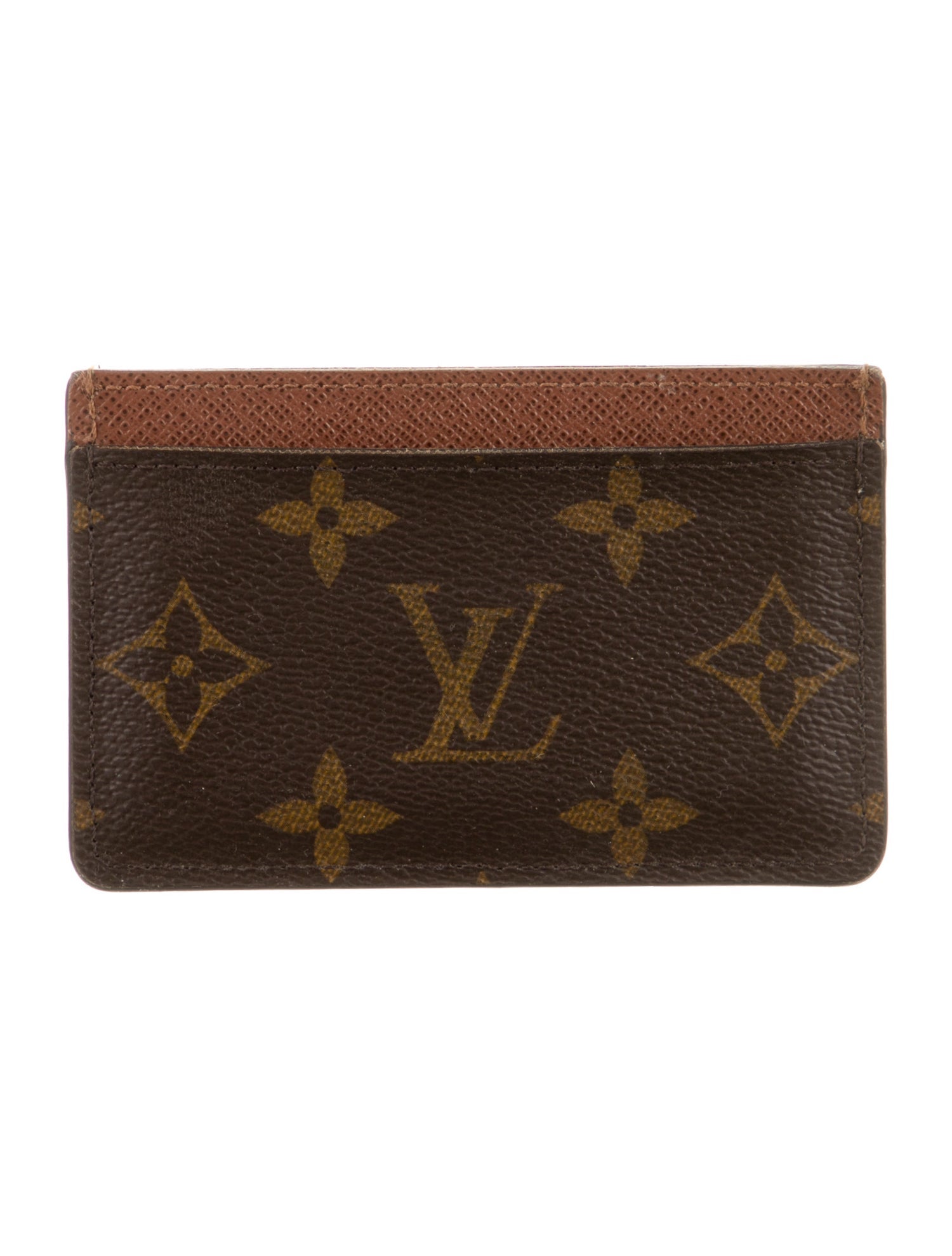 Louis Vuitton LV Monogram Coated Canvas Card Case