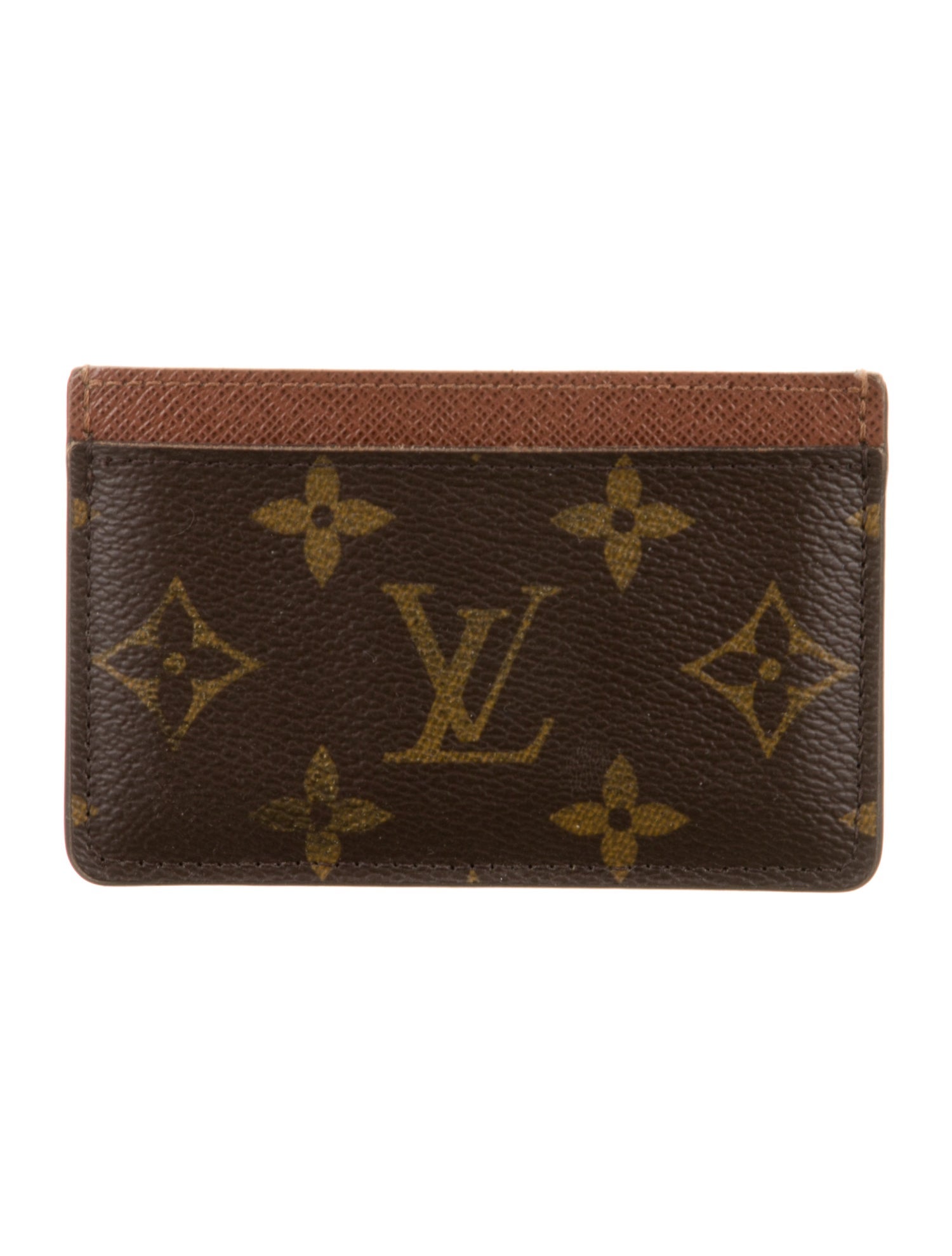 Louis Vuitton LV Monogram Coated Canvas Card Case