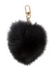 Louis Vuitton Fox Fur Fuzzy Bubble Bag Charm