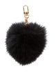 Louis Vuitton Fox Fur Fuzzy Bubble Bag Charm