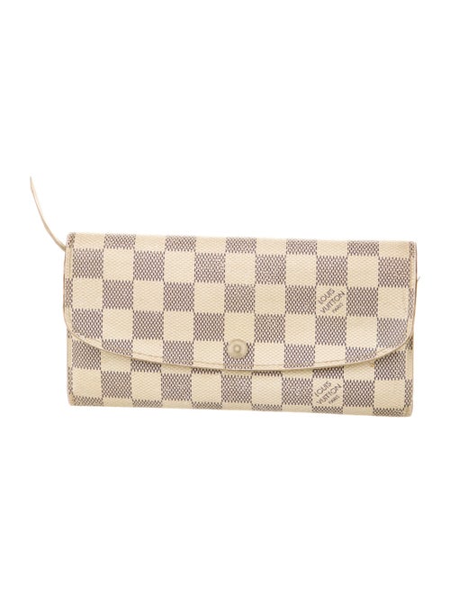 Louis Vuitton 2018 Damier Azur Pattern Sarah Wallet