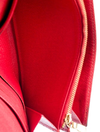 Louis Vuitton Monogram Pattern Coated Canvas Sarah Wallet