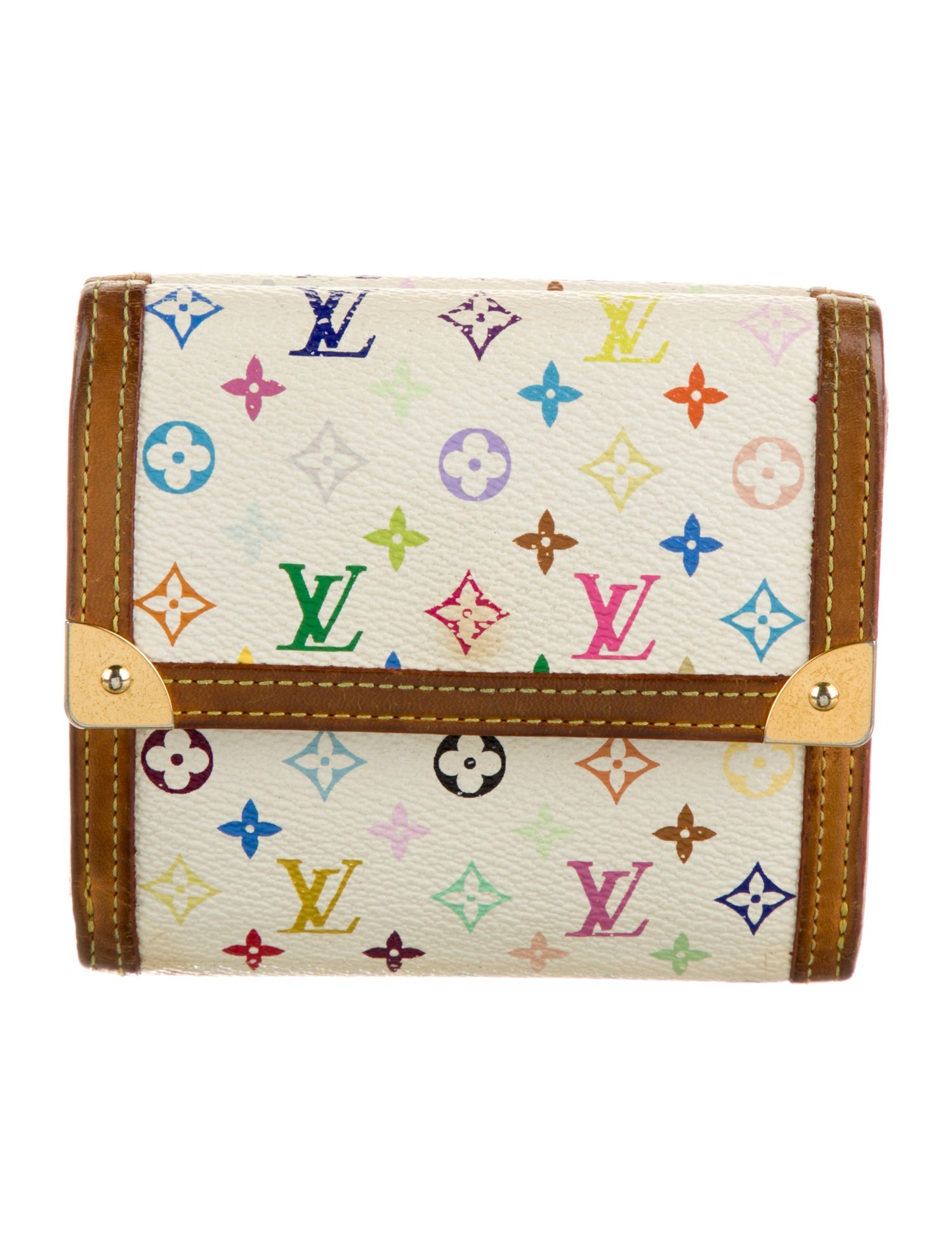 【希少】 LOUIS VUITTON Vintage 2003 Continental Wallet Louis Vuitton Vintage 2003 Continental Wallet - White