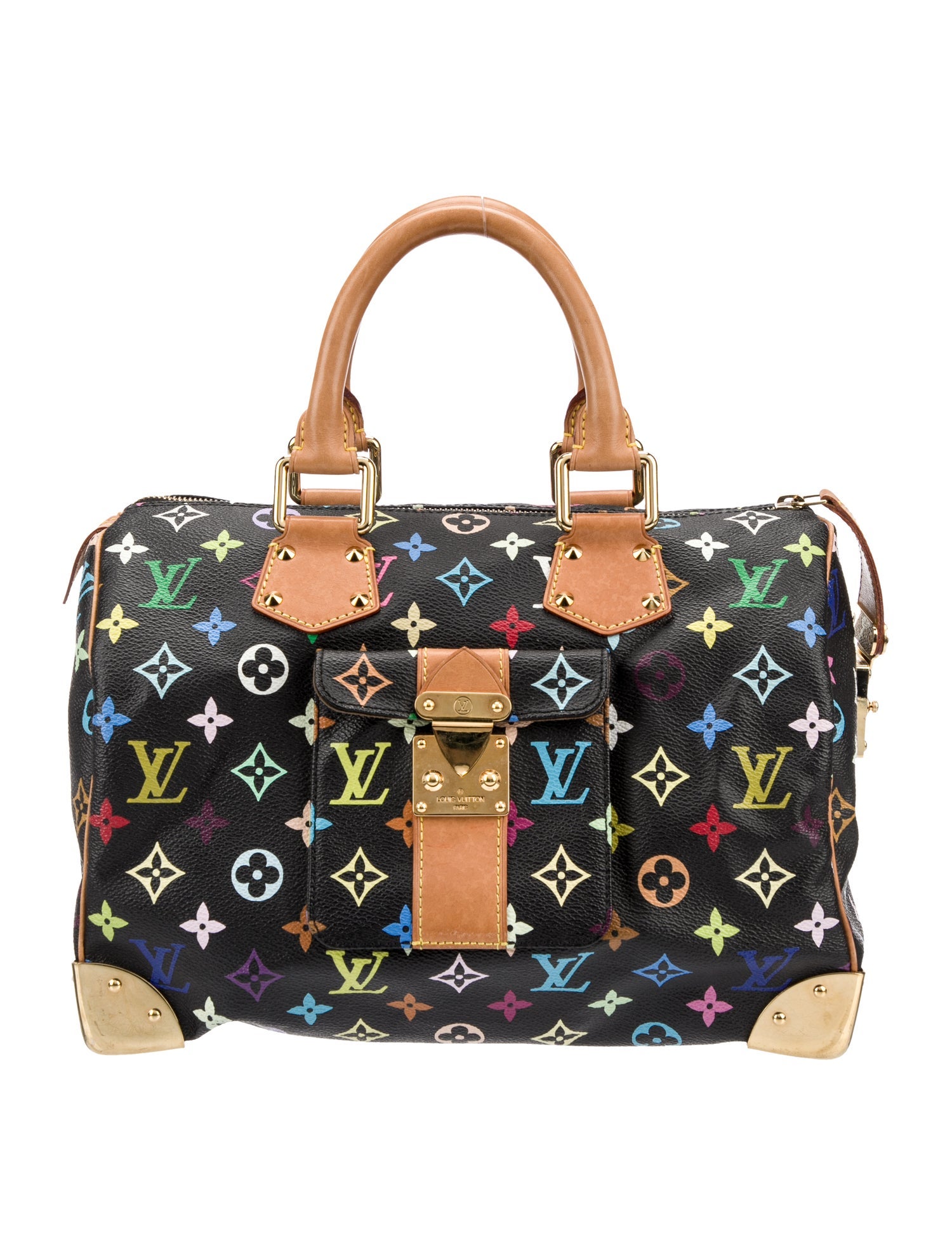 Louis Vuitton Multicolore Monogram Speedy 30 Vintage