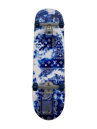 Louis Vuitton Monogram Bandana Skateboard Deck