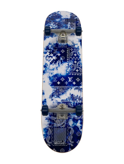 Louis Vuitton Monogram Bandana Skateboard Deck