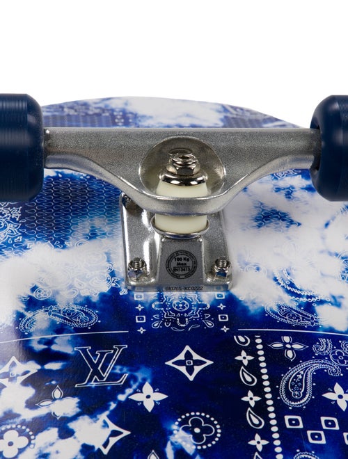 Louis Vuitton Monogram Bandana Skateboard Deck