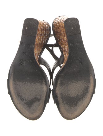 Louis Vuitton Leather Slides