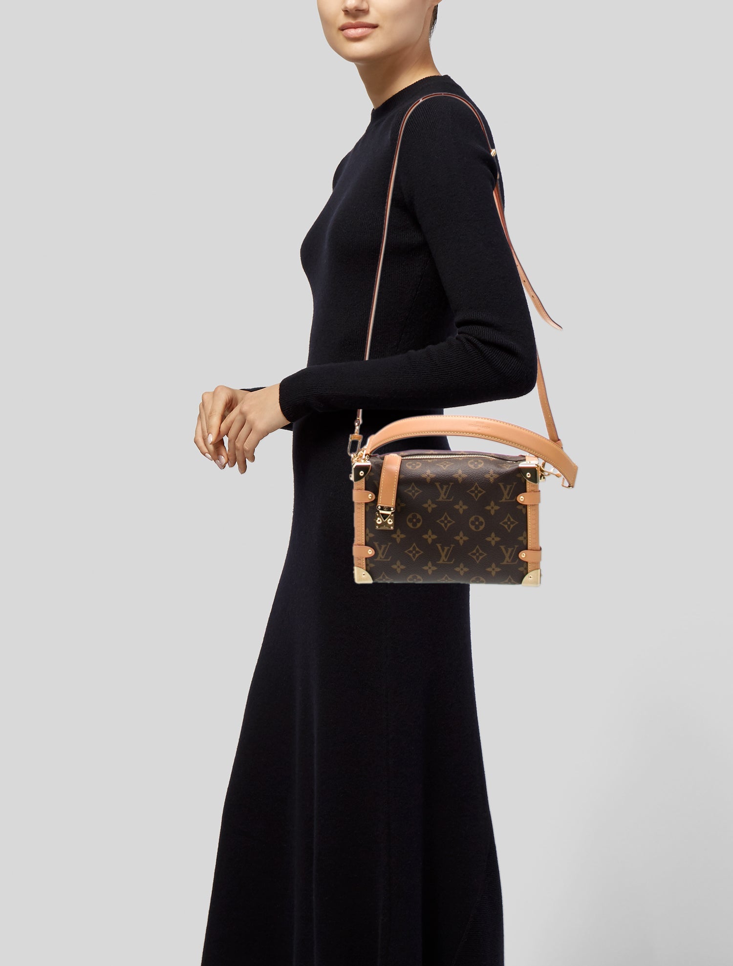 Louis Vuitton LV Monogram side trunk MM