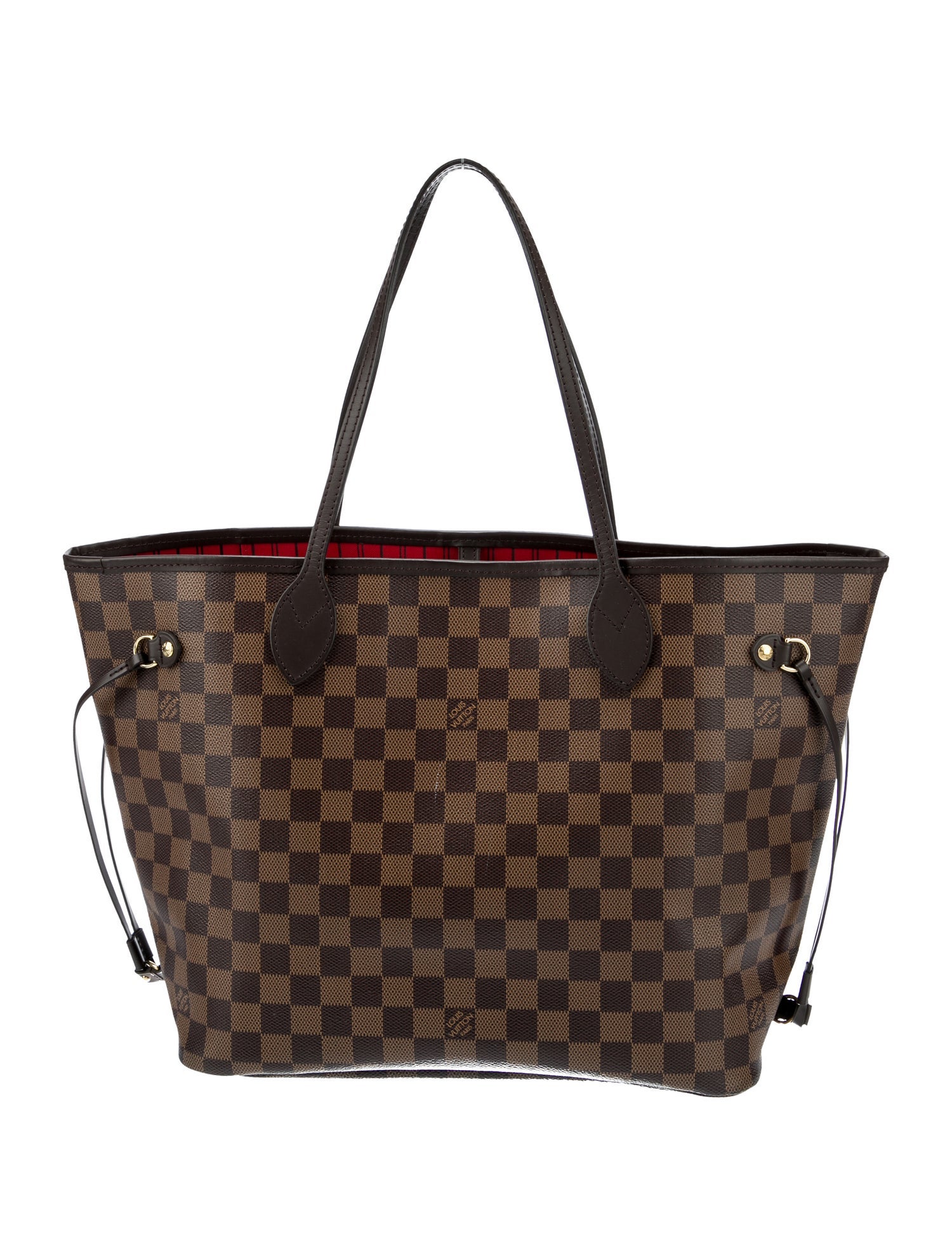 Louis Vuitton Coated Canvas Neverfull w/Pouch MM