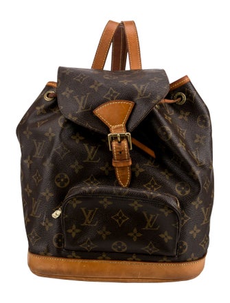 Louis Vuitton Coated Canvas Montsouris MM