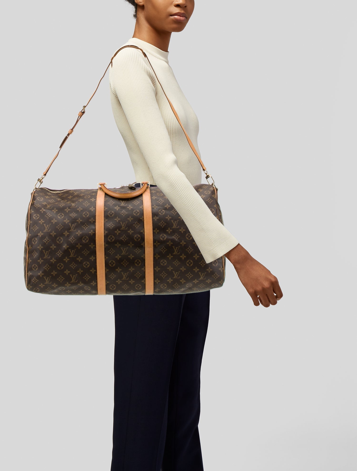 Louis Vuitton LV Monogram Keepall Bandouliere 60