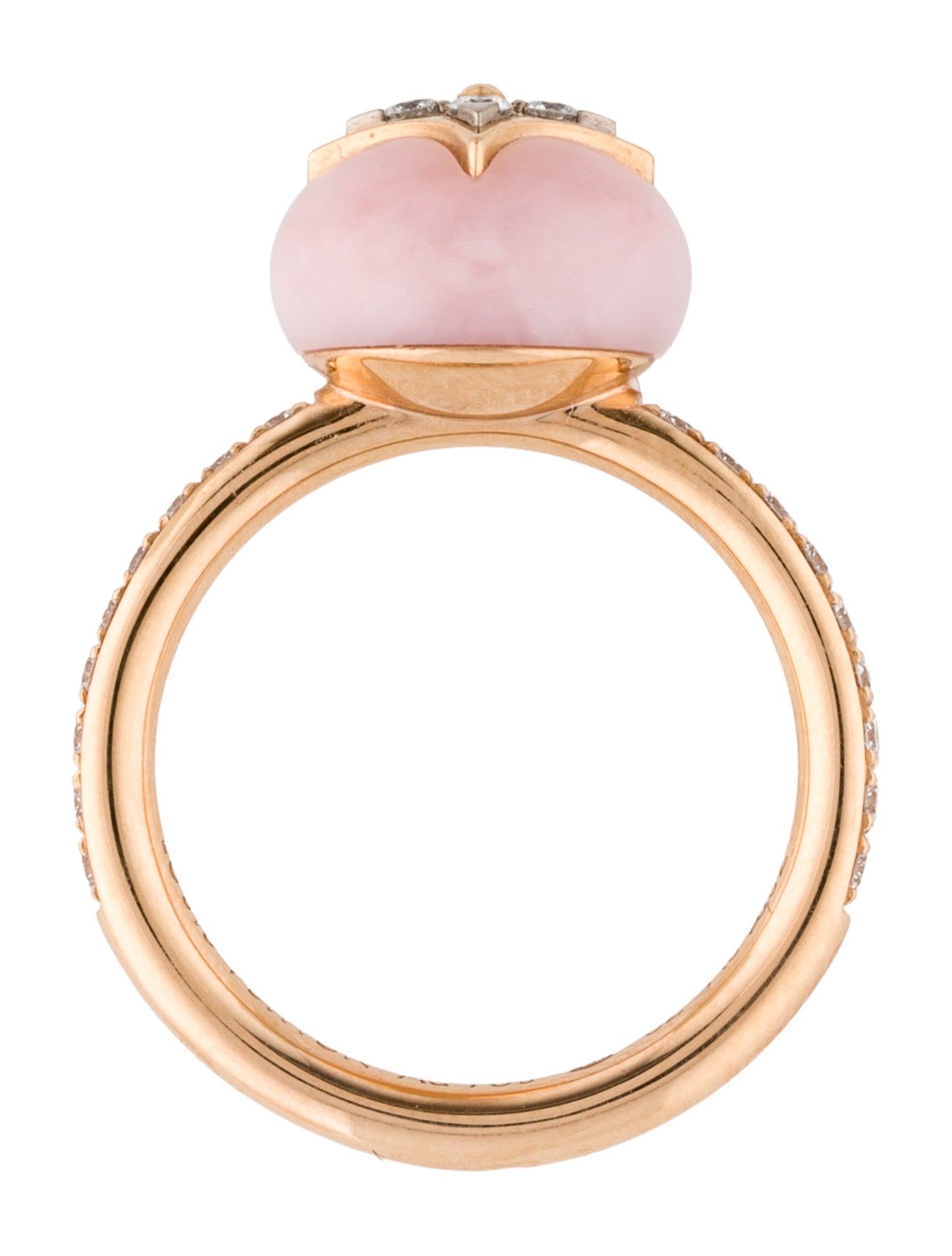 Louis Vuitton 18K Opal & Diamond Idylle Blossom Cocktail Ring