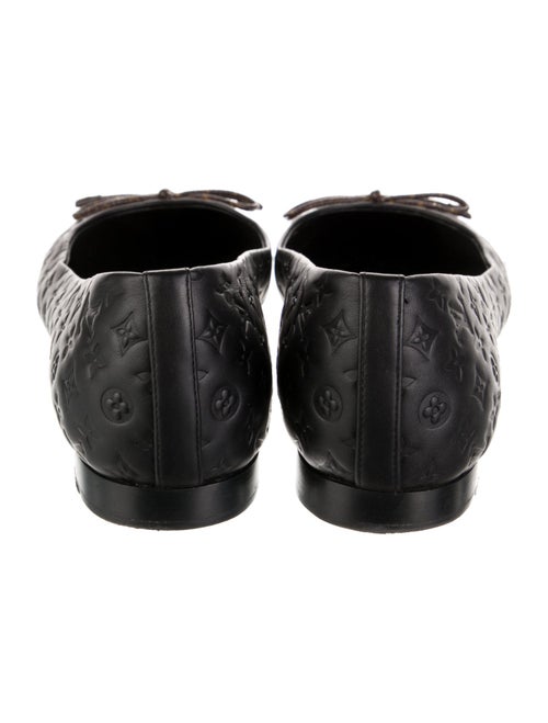 Louis Vuitton LV Monogram Embossed Leather Ballet Flats