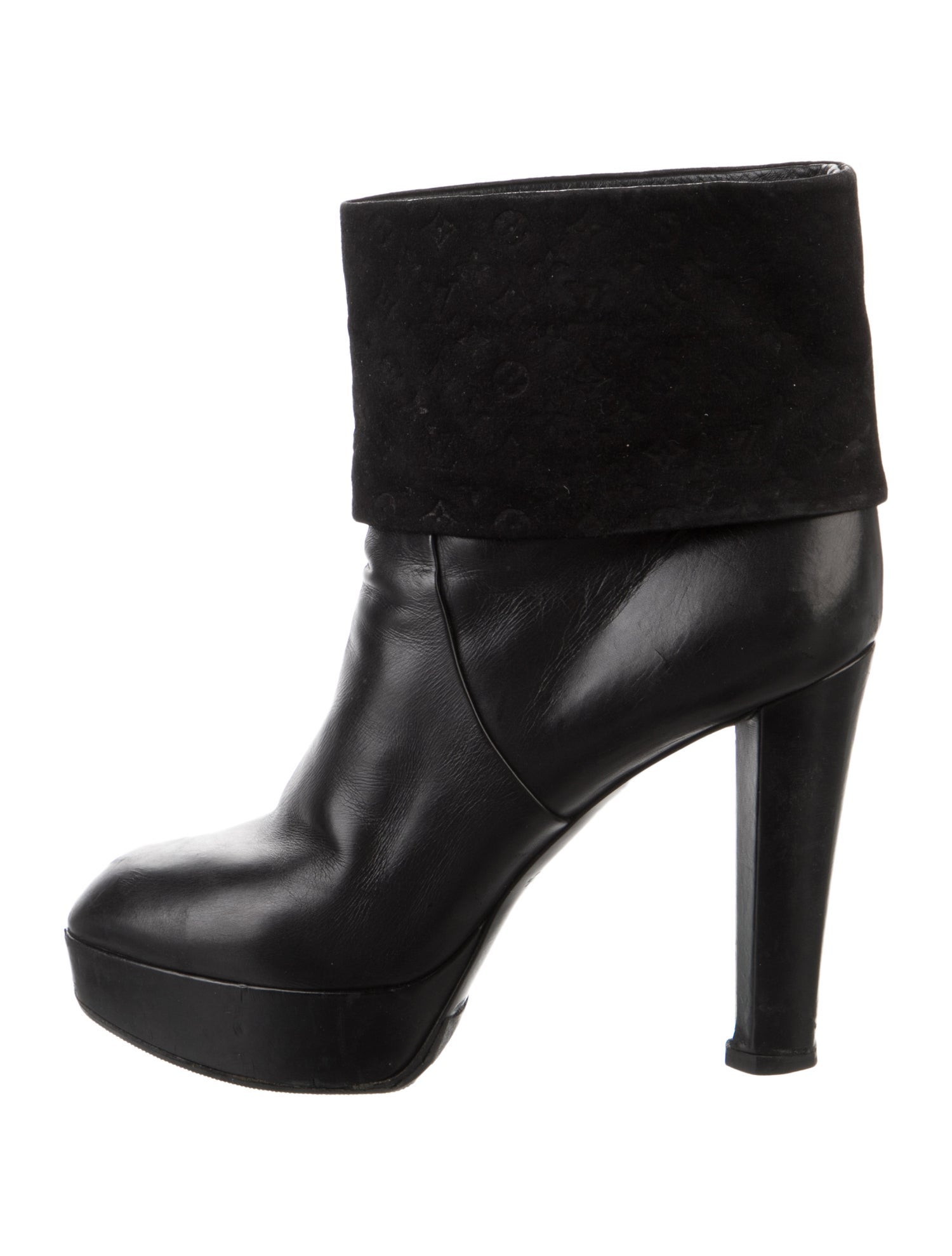 Louis Vuitton LV Monogram Leather Boots