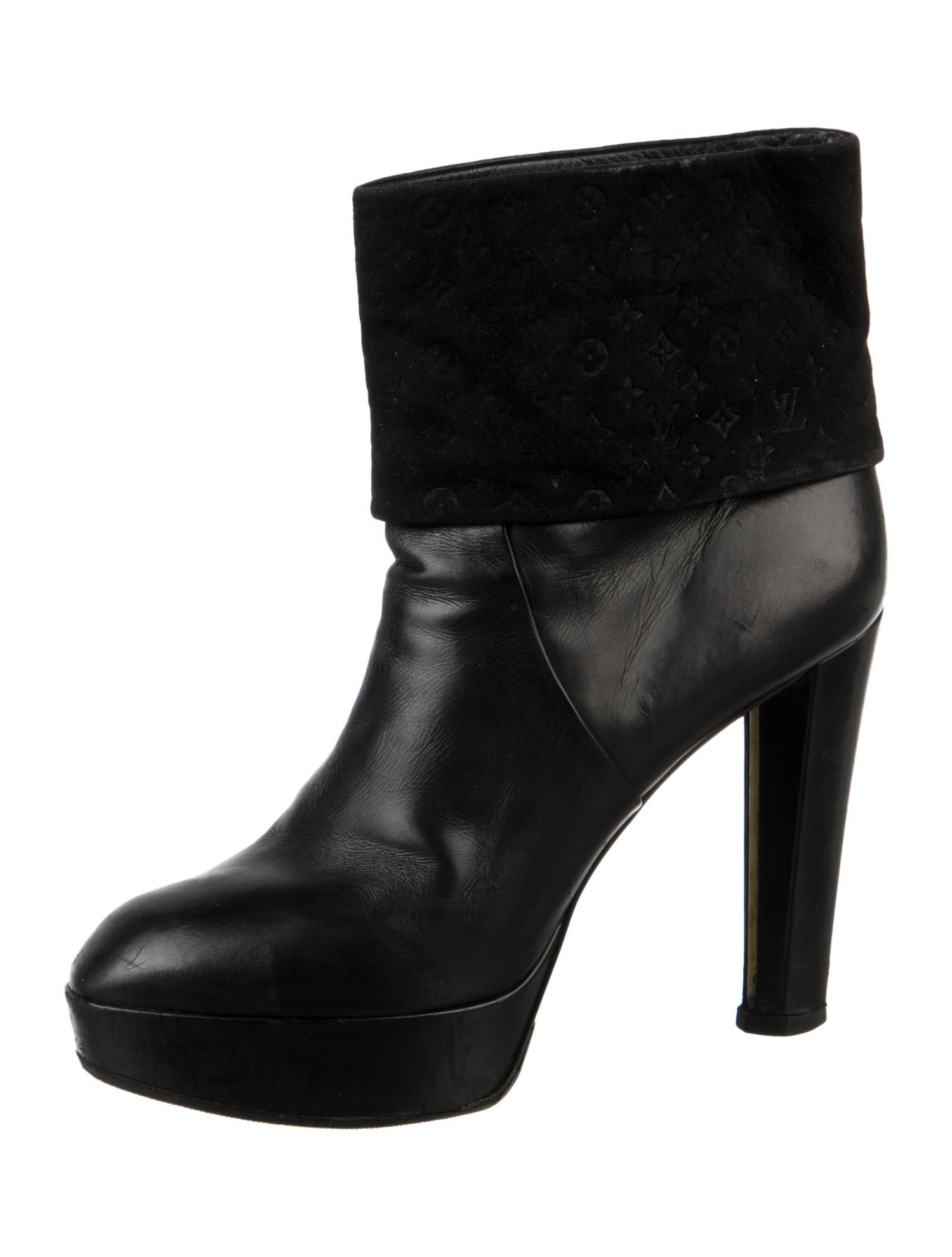 Louis Vuitton LV Monogram Leather Boots