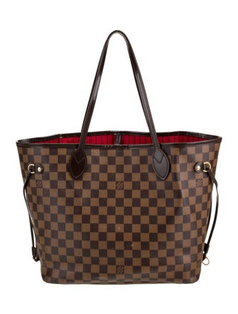 Louis Vuitton Damier Ebene Neverfull w/Pouch MM