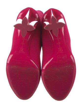 Louis Vuitton Embroidered Accent Sock Boots