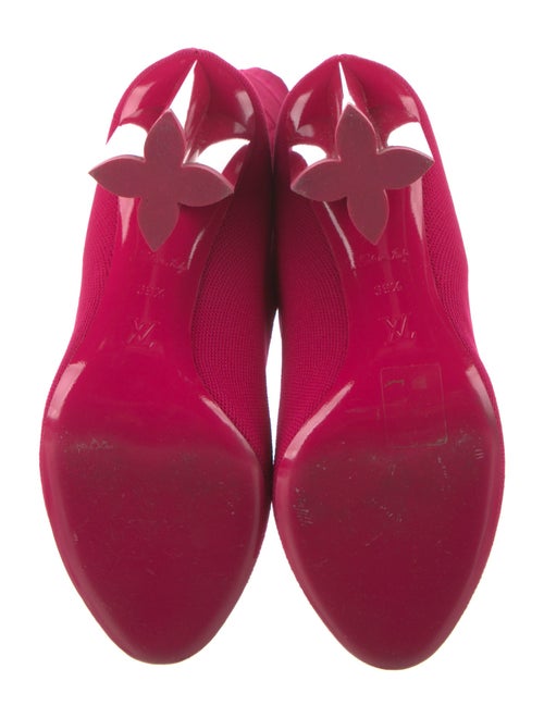 Louis Vuitton Embroidered Accent Sock Boots