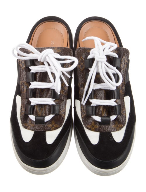 Louis Vuitton Monogram Pattern Suede Sneakers