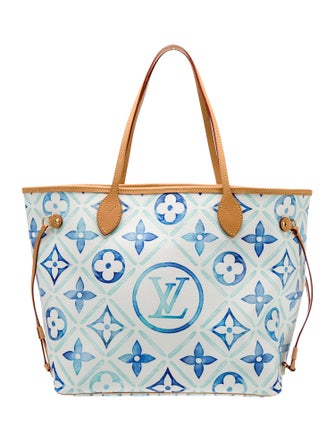 Louis Vuitton Monogram Giant Tiles Neverfull w/Pouch MM 2024