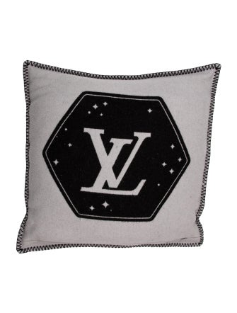Louis Vuitton Wool-Blend Satellite Throw Pillow