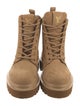 Louis Vuitton LV Monogram Suede Combat Boots