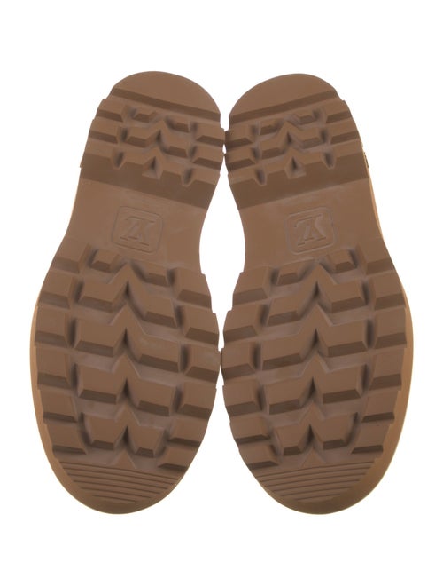 Louis Vuitton LV Monogram Suede Combat Boots