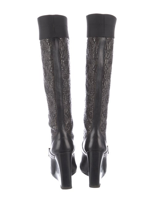 Louis Vuitton LV Monogram Leather Boots