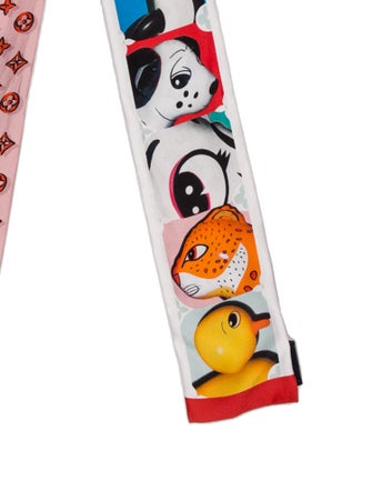 Louis Vuitton Animogram Portrait Silk Bandeau