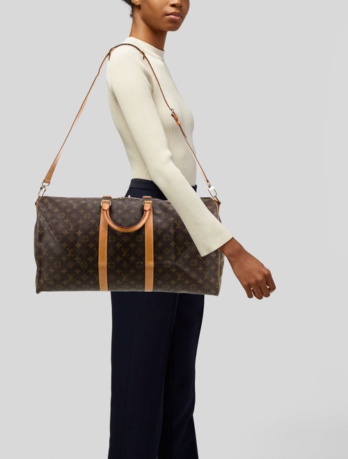 Louis Vuitton LV Monogram Keepall Bandouliere 55