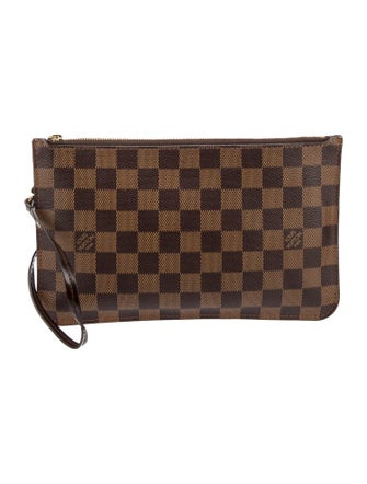 Louis Vuitton Damier Ebene Neverfull Pouch
