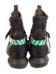 Louis Vuitton Neoprene Leather Trim Embellishment Boots