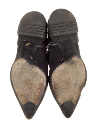 Louis Vuitton Neoprene Leather Trim Embellishment Boots