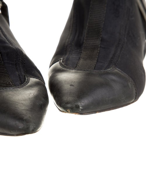 Louis Vuitton Neoprene Leather Trim Embellishment Boots