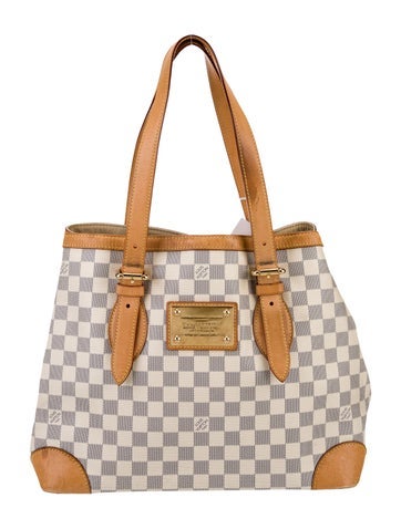 Louis Vuitton Totes Damier Azur Hampstead MM Vintage
