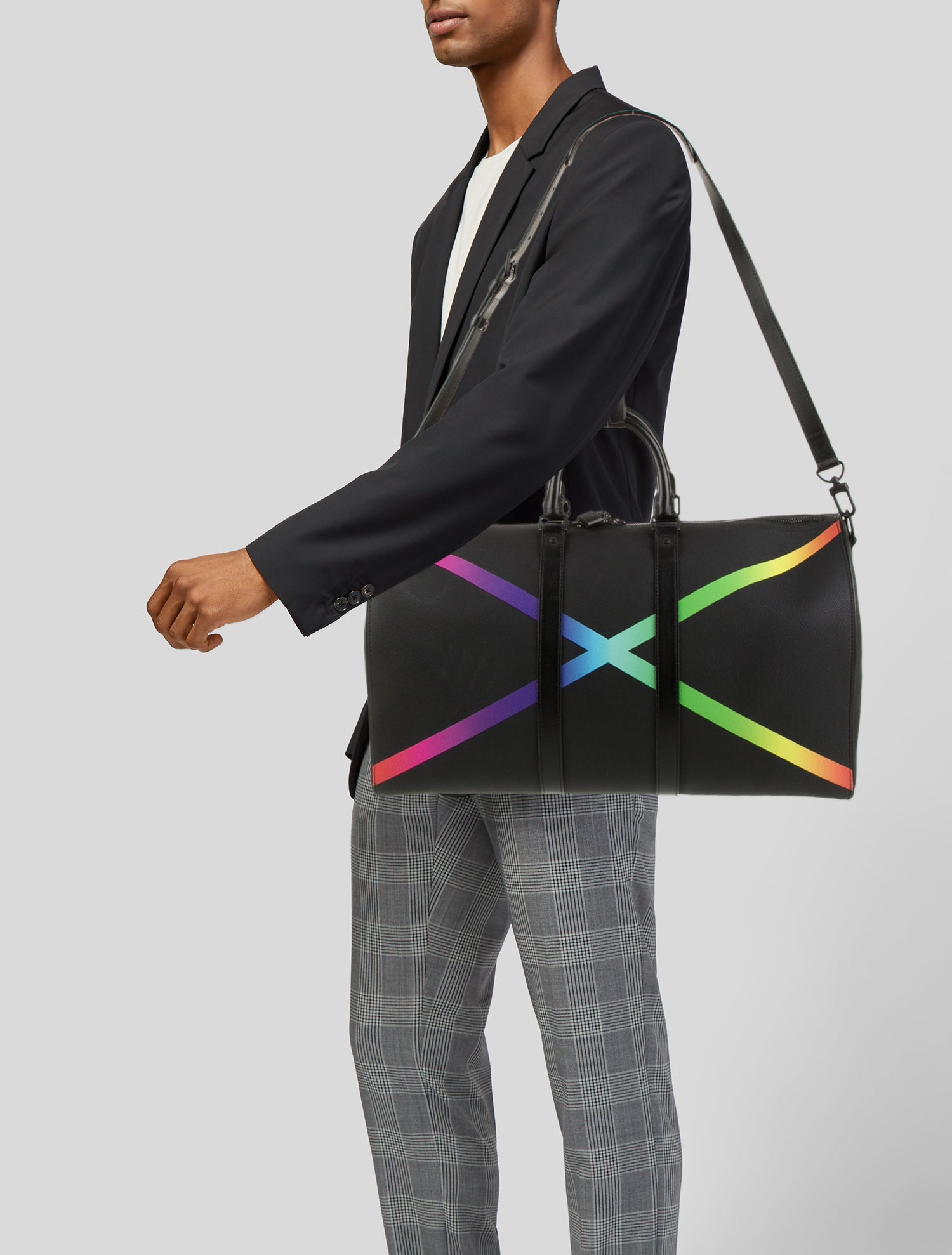 Louis Vuitton Taiga Leather Keepall Bandouliere 50