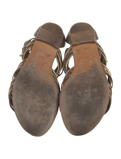 Louis Vuitton Leather Slingback Sandals