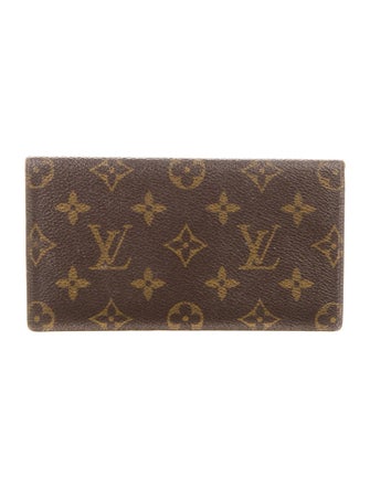 Louis Vuitton LV Monogram Coated Canvas Checkbook Holder