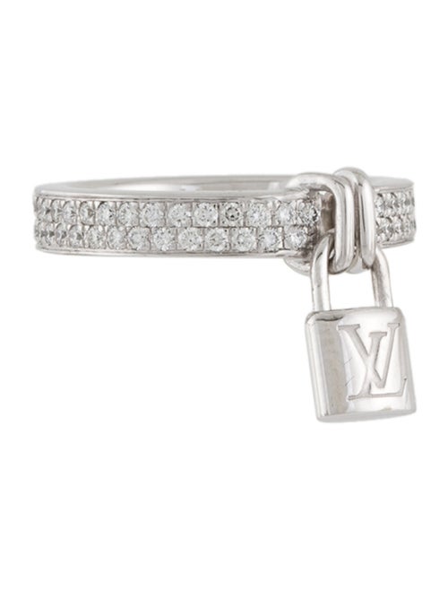 Louis Vuitton 18K Diamond Berg Lockit Band