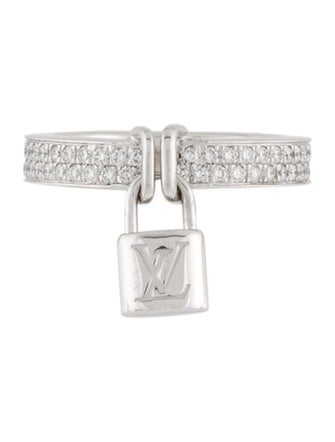 Louis Vuitton 18K Diamond Berg Lockit Band