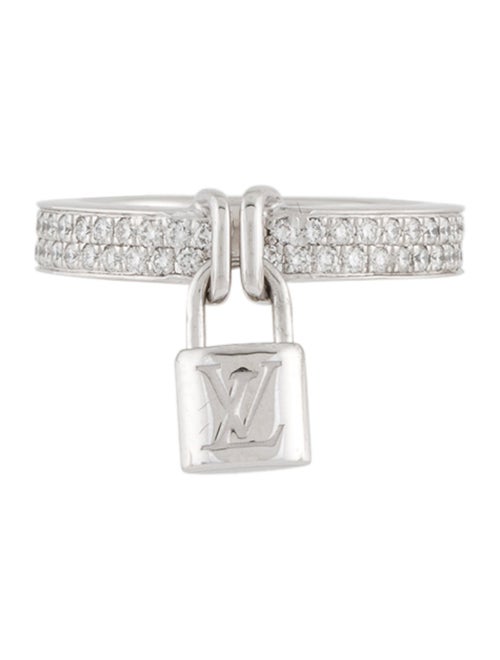 Louis Vuitton 18K Diamond Berg Lockit Band